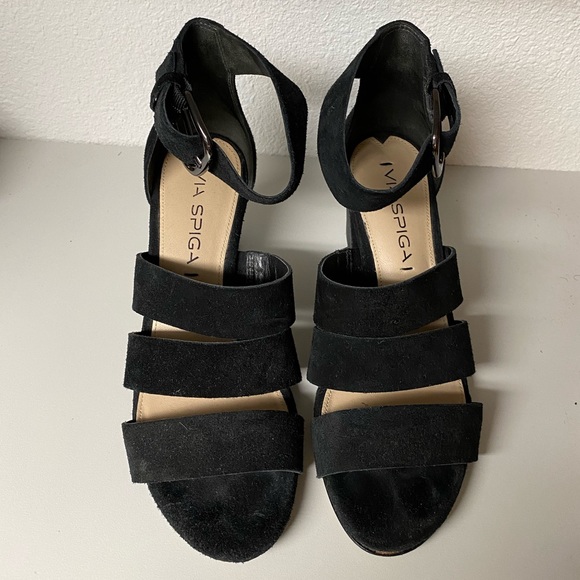 2/$20 Via Spiga block heel shoes - Picture 2 of 5